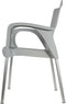 Lesliliving Stapelstoel Bella - Grijs