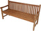 Lesliliving - Tuinbank rechte rug 180cm - Teak