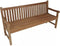 Lesliliving - Tuinbank rechte rug 180cm - Teak