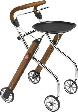 Let's Go Indoor rollator - Walnoot/chroom - Trustcare