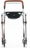 Let's Go Indoor rollator - Walnoot/chroom - Trustcare