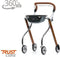 Let's Go Indoor rollator - Walnoot/chroom - Trustcare