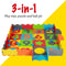 Let's Play Speelmat Baby Foam - 3-in-1 - Puzzelmat en Ballenbak - Speelkleed - 36-Delig