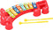 Let's Play Xylofoon - Inclusief 2 Stokken - 8 Genummerde Toetsen - Rood