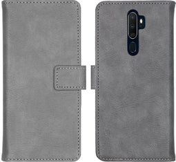 iMoshion Hoesje Geschikt voor Oppo A9 (2020) / A5 (2020) Hoesje Met Pasjeshouder - iMoshion Luxe Bookcase - Grijs