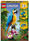 LEGO Creator 3in1 - Exotische Papegaai - Kikker - Vis - 253 onderdelen