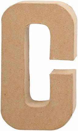 Letter, groot, C, h: 20,5 cm, b: 11,5 cm, 1stuk, dikte 2,5 cm