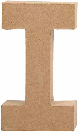 Letter, groot, I, h: 19,9 cm, b: 11,2 cm, 1stuk, dikte 2,6 cm