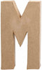 Letter, groot, M, h: 20,5 cm, b: 12 cm, 1stuk, dikte 2,5 cm