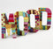 Letter, groot, M, h: 20,5 cm, b: 12 cm, 1stuk, dikte 2,5 cm