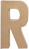 Letter, groot, R, h: 20,5 cm, b: 11,7 cm, 1stuk, dikte 2,5 cm