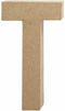 Letter, groot, T, h: 20,5 cm, b: 11 cm, 1stuk, dikte 2,5 cm