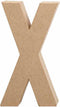 Letter, groot, X, h: 20,2 cm, b: 10,5 cm, 1stuk, dikte 2,5 cm