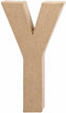 Letter, groot, Y, h: 20 cm, b: 11,5 cm, 1stuk, dikte 2,5 cm