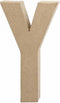Letter, groot, Y, h: 20 cm, b: 11,5 cm, 1stuk, dikte 2,5 cm