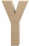 Letter, groot, Y, h: 20 cm, b: 11,5 cm, 1stuk, dikte 2,5 cm