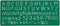 Lettersjabloon Linex 10mm hoofdletters/letters/cijfers