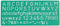 Lettersjabloon Linex 10mm hoofdletters/letters/cijfers