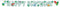 Letterslinger Happy Birthday | Thema: Dino | Lengte: 3 meter | Kleur: Groen