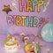 Letterslinger Happy Birthday | Thema: Eenhoorn | Lengte: 3 meter | Kleur: Regenboog