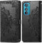 iMoshion Hoesje Geschikt voor Motorola Edge 30 Hoesje Met Pasjeshouder - iMoshion Mandala Bookcase - Zwart