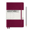 Leuchtturm1917 A5 Medium Notitieboek Hardcover Blanco Port Red