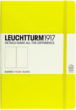 Leuchtturm1917 Notitieboek Lemon - Medium - Blanco