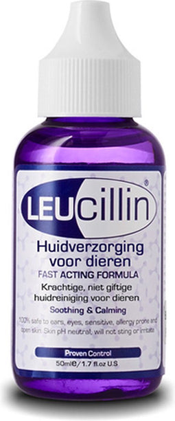 Leucillin Animal Skin Care Druppels (Oog en Oor) - 50 ml