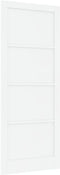 vidaXL - Interieurdeur - 'ORKDAL'Wit - 93x232x4 - cm - Massief - Vurenhout