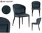 Leunstoel Cirkelvormig Blauw Zwart Staal 51 x 83,5 x 54 cm (2 Stuks)
