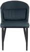 Leunstoel Cirkelvormig Blauw Zwart Staal 51 x 83,5 x 54 cm (2 Stuks)