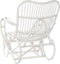 Leunstoel DKD Home Decor 75 x 85 x 85 cm Wit Rotan