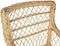 Leunstoel DKD Home Decor Wit Natuurlijk 56 x 63 x 86 cm