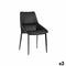Leunstoel Gevlochten Blauw Zwart Staal 50 x 87 x 61 cm (2 Stuks)