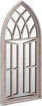 vidaXL - Spiegel - 70x30 - cm - ijzer - zandkleurig