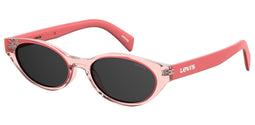 Levi's Zonnebril 1003/s Dames Cat.3 Cat-eye Polyamide Roze/grijs