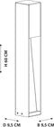Levi Tuinlamp Antraciet 60cm