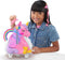 Polly Pocket Regenboog Eenhoorn - Speelfigurenset - 2 poppen en 26 accessoires