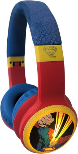 Lazerbuilt HMSM-BTLI-SUPEREYES - draadloze koptelefoon - led verlichting - Superman