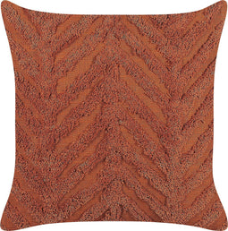LEWISIA - Sierkussen - Oranje - 45 x 45 cm - Katoen