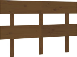 vidaXL - Hoofdbord - 144x3x81 - cm - massief - grenenhout - honingbruin