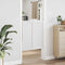vidaXL - Draaideuren - louvredesign - 2 - paar - 100x80 - cm - wit