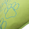 Lex & Max Happy Feet - Hondenkussen - Rechthoek - Lime/Aqua - 100x70cm