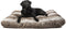 Lex & Max Royal Fur - Losse hoes voor hondenkussen - Boxbed - Zilvervos - 120x80cm