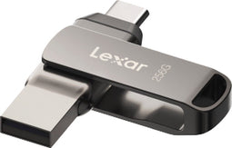 Lexar JumpDrive Dual Drive D400 USB 3.1 Type-C 128GB Grijs