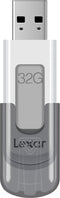 Lexar JumpDrive V100 USB flash drive 64 GB USB Type-A 3.2 Gen 1 (3.1 Gen 1) Grijs, Wit
