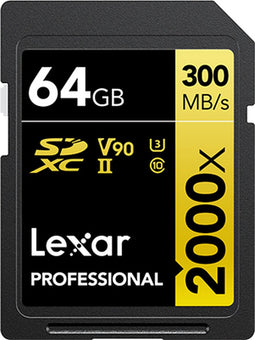 Lexar Professional 2000x 64 GB SDHC UHS-II Klasse 10