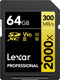Lexar Professional 2000x 64 GB SDHC UHS-II Klasse 10