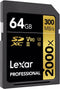 Lexar Professional 2000x 64 GB SDHC UHS-II Klasse 10