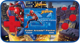 Lexibook Spider-Man Cyber Arcade Pocket-gameconsole, 150 gaming, LCD, op batterijen, rood / blauw, JL1895SP